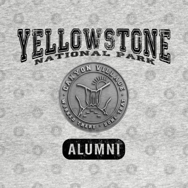 Canyon Village Alumni Yellowstone National Park (for light items) by Smyrna Buffalo